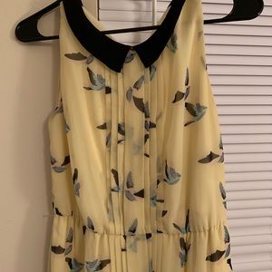 Zara collared high neck spring dress